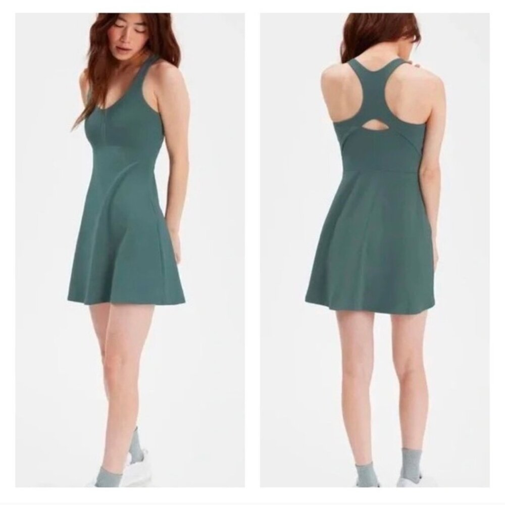 Girlfriend Collective Alpine Lola V-Neck Dress